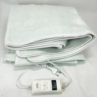 Електропростирадло електричне простирадло з підігрівом Electric Blanket 150х120см. Колір: білий 00013312 фото