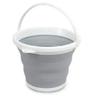 Складное силиконовое ведро 5л Collapsible Bucket 00014119 фото