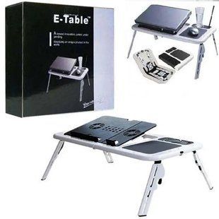 Стол-подставка для ноутбука E-Table с охлаждением и регулировкой наклона и высоты 00018166 фото