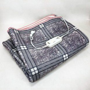 Электропростынь электрическая простынь с подогревом Electric Blanket 150х170см. Цвет: серый с фиолетовым оттенком 00013615 фото
