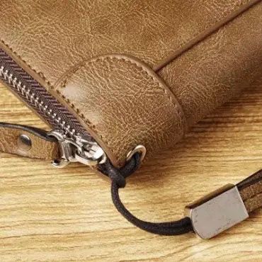 Кошелек кожаный мужской Baellerry leather brown, кошелек мужской для карточек. Цвет: коричневый 00018425 фото