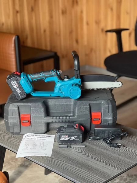 Аккумуляторная мини электрическая Electric chain saw 8 дюймов 00022595 фото