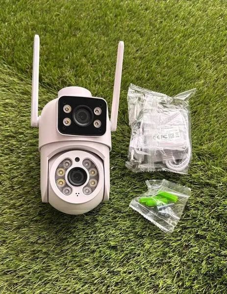 Камера видеонаблюдения 6MP ICESEE поворотная, с двумя объективами A28 00017558 фото