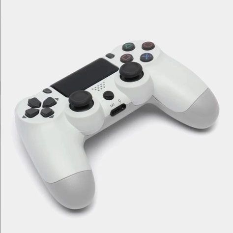 Джойстик DOUBLESHOCK для PS 4, бездротовий ігровий геймпад PS4/PC акумуляторний джойстик. Колір білий 00016337 фото