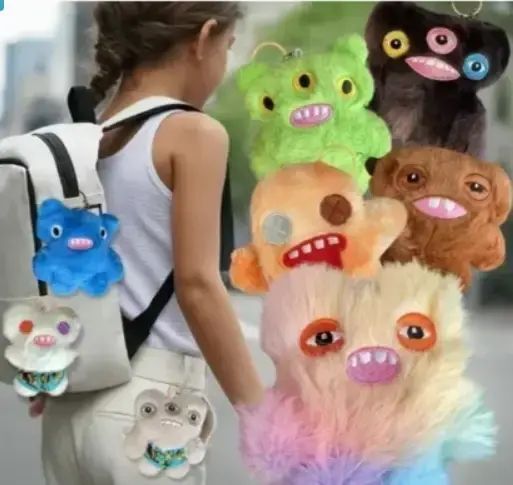 Детская мягкая игрушка 13см Fuggler Wide Eyed Weirdo 00016178 фото