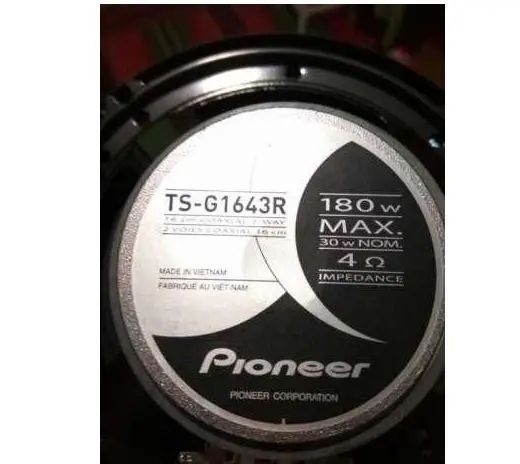 Автомобильная акустика, колонки Pioneer TS 1643 (180W) 2 полосные 00018178 фото