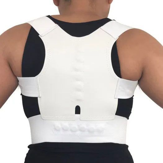 Масажер-коректор постави power magnetic корсет для спини та корекції постави, корсет для сутулої спини 00015115 фото
