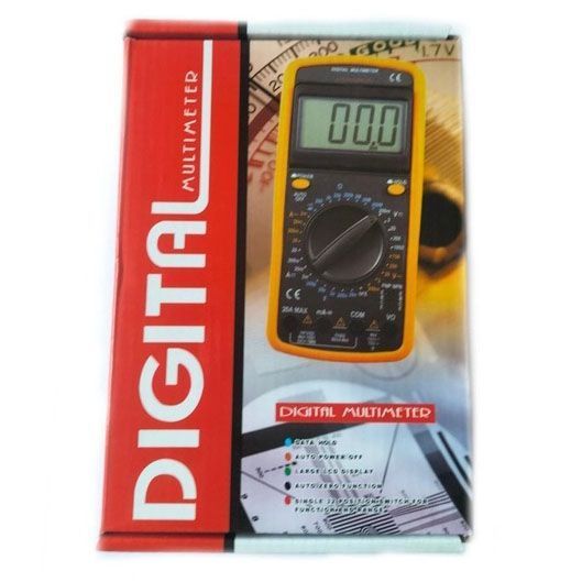 Мультиметр цифровой тестер Digital Multimeter DT9205A со звуком, для автомобиля, хороший мультиметр 00017262 фото