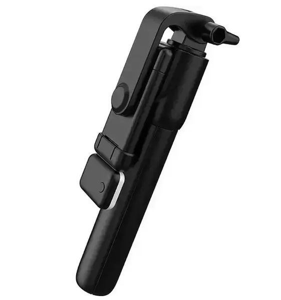 Селф палка, штатив-монопод для телефона с Bluetooth пультом и LED светом Selfie Stick DF-01S AND 5222 (черный) 00023799 фото