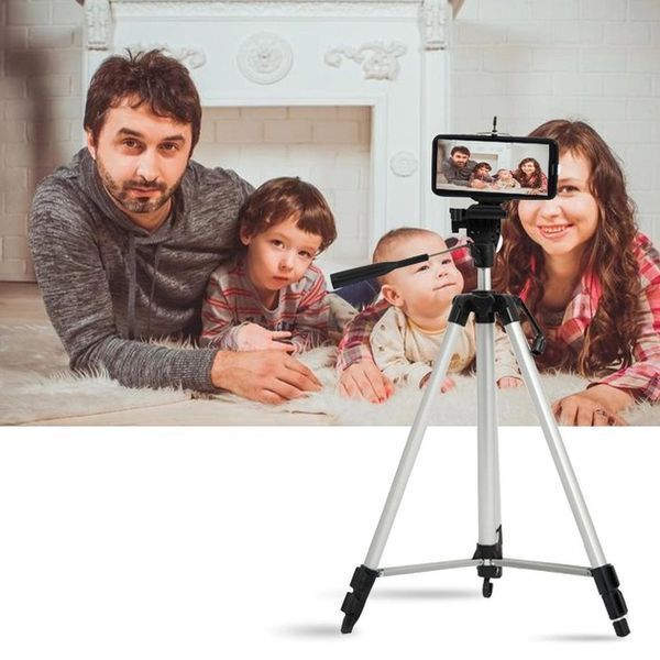 Штатив для камери, телефону, трипод, тринога TriPod 330A 0.50-1.35м, штатив для блогера, для зйомки 00013588 фото