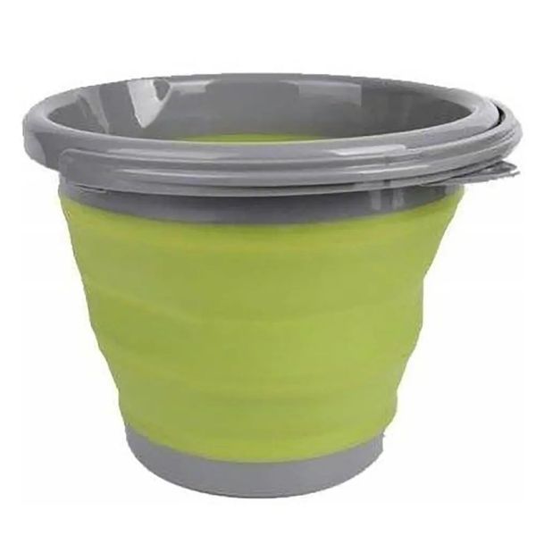 Складане силіконове відро 5л Collapsible Bucket 00014119 фото