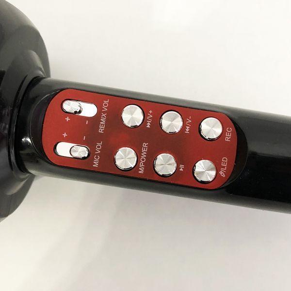 Беспроводной микрофон караоке bluetooth WSTER WS-1816. Цвет: черный 00016219 фото