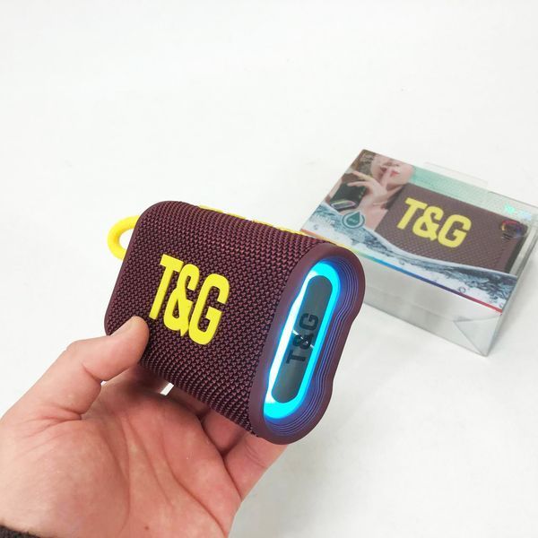 Bluetooth-колонка TG396. Цвет: бордовый 00017460 фото