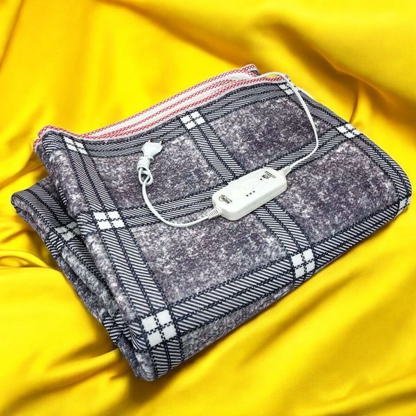Электропростынь электрическая простынь с подогревом Electric Blanket 150х170см. Цвет: серый с фиолетовым оттенком 00013615 фото