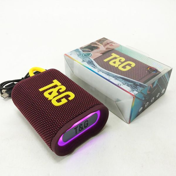 Bluetooth-колонка TG396. Цвет: бордовый 00017460 фото