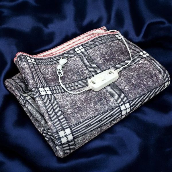 Электропростынь электрическая простынь с подогревом Electric Blanket 150х170см. Цвет: серый с фиолетовым оттенком 00013615 фото