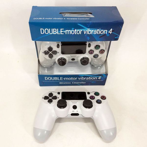 Джойстик DOUBLESHOCK для PS 4, бездротовий ігровий геймпад PS4/PC акумуляторний джойстик. Колір білий 00016337 фото