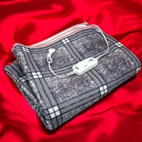 Электропростынь электрическая простынь с подогревом Electric Blanket 150х170см. Цвет: серый с фиолетовым оттенком 00013615 фото