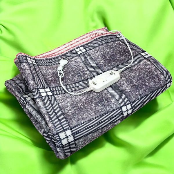 Электропростынь электрическая простынь с подогревом Electric Blanket 150х170см. Цвет: серый с фиолетовым оттенком 00013615 фото