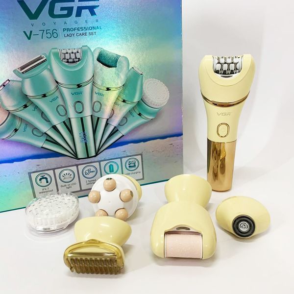 Эпилятор VGR V-756 GOLD 7 в 1 00014876 фото