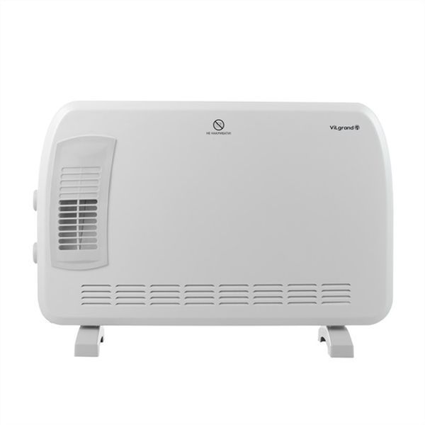 Конвектор электрический обогреватель ViLgrand VCH7133TR 2 кВт TURBO ускоренный обогрев 6 режимов 22м 00013566 фото