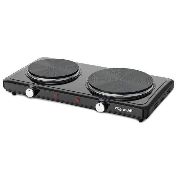 Плита настольная VILGRAND VHP182F Black 2500Вт 00019989 фото