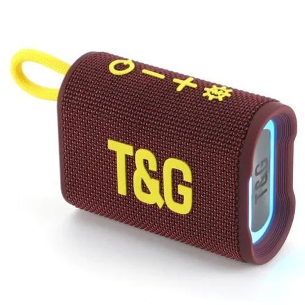 Bluetooth-колонка TG396. Цвет: бордовый 00017460 фото