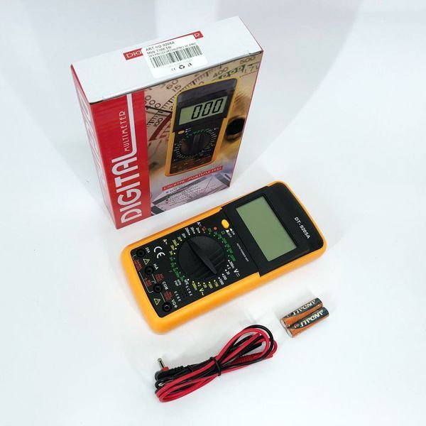 Мультиметр цифровой тестер Digital Multimeter DT9205A со звуком, для автомобиля, хороший мультиметр 00017262 фото