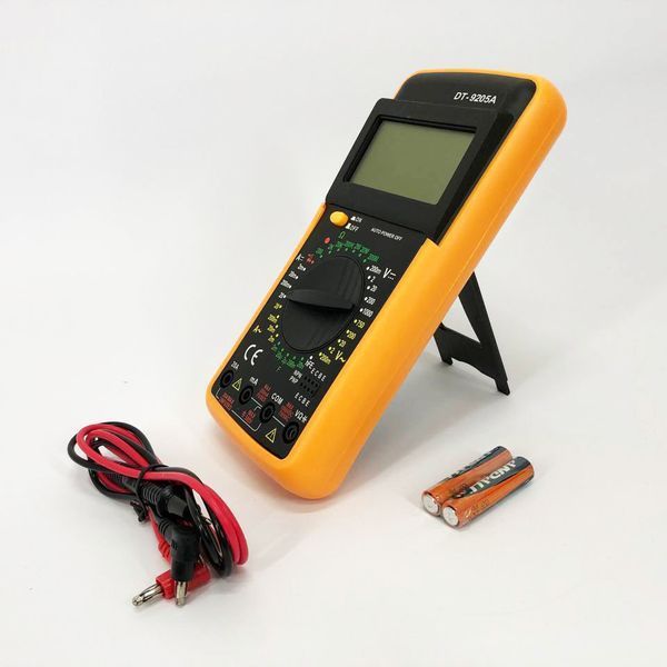 Мультиметр цифровой тестер Digital Multimeter DT9205A со звуком, для автомобиля, хороший мультиметр 00017262 фото