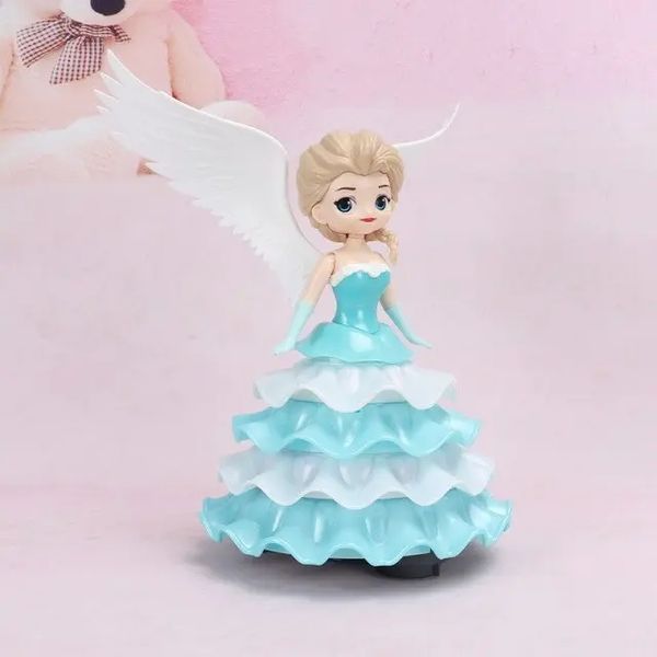 Танцююча лялька-нічник принцеса, що обертається Dancing Angel Ice Princess 00016394 фото
