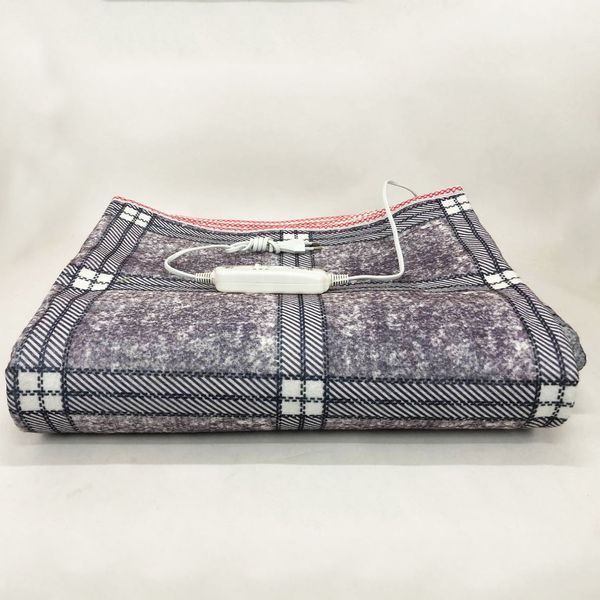 Электропростынь электрическая простынь с подогревом Electric Blanket 150х170см. Цвет: серый с фиолетовым оттенком 00013615 фото