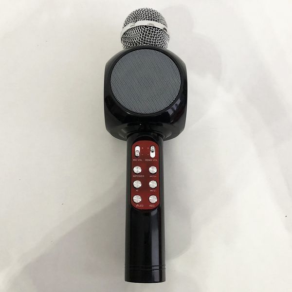 Беспроводной микрофон караоке bluetooth WSTER WS-1816. Цвет: черный 00016219 фото