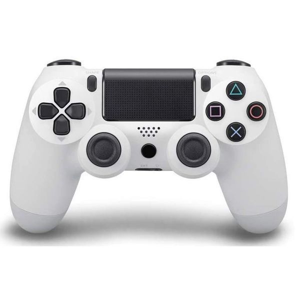 Джойстик DOUBLESHOCK для PS 4, бездротовий ігровий геймпад PS4/PC акумуляторний джойстик. Колір білий 00016337 фото