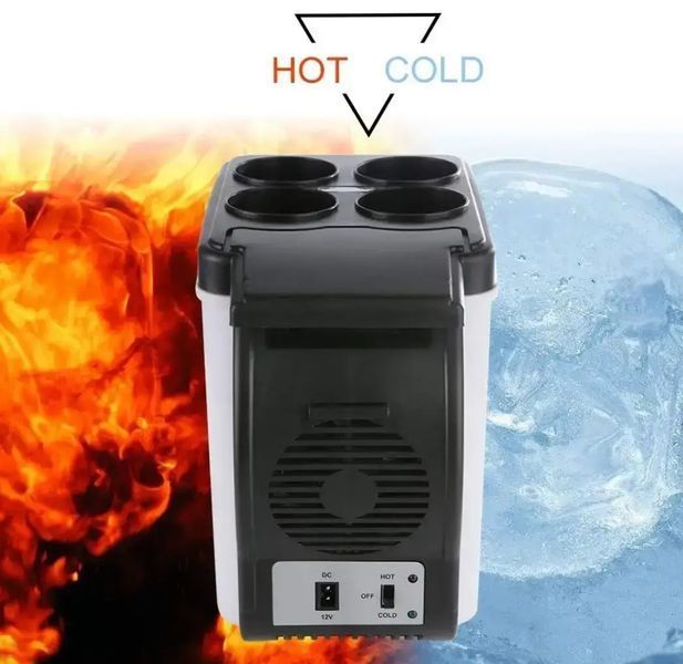Автомобильный мини-холодильник Cooling and Warming Refrigerator 6L, Холодильник для машины 00016933 фото