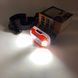 Ліхтар налобний WH-0218-XPG(white+yellow)+SMD(red), Налобний ліхтар для туризму риболовлі та полювання 00023071 фото 17
