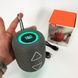 Портативная колонка TG655 5W с RGB подсветкой и ремешком, Громкая блютуз колонка. Цвет: серый 00017236 фото 9