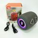 Портативная колонка TG655 5W с RGB подсветкой и ремешком, Громкая блютуз колонка. Цвет: серый 00017236 фото 7