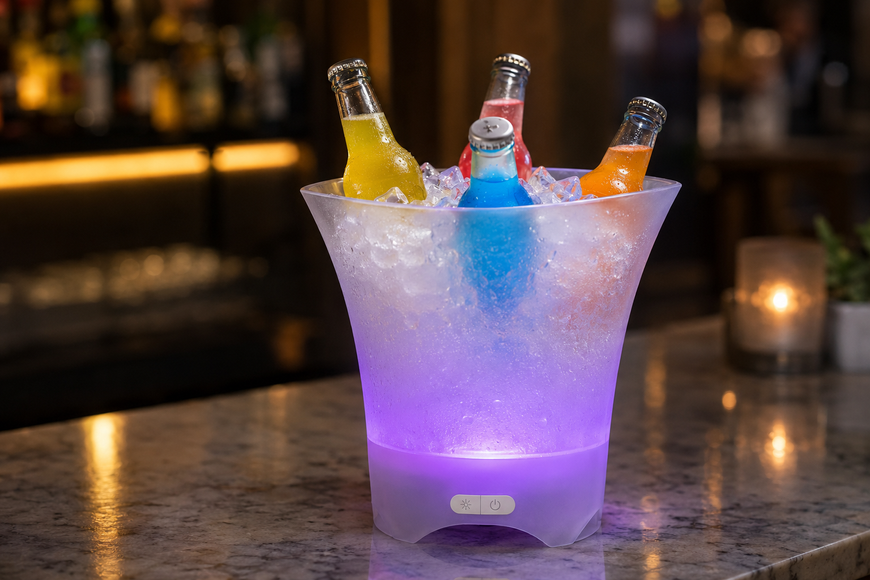 Відро для льоду, що світиться 5л / Відро з Bluetooth і підсвічуванням / Bucket Light 24433767/1 фото