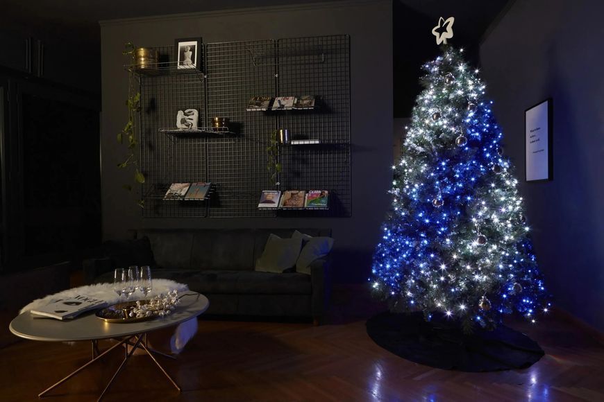 Новорічна розумна світлодіодна гірлянда encora xmas lights, 100led, 10м з керуванням через bluetooth 00024820 фото