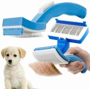 Щетка для животных Pet Zoom Self Cleaning Grooming Brush 00021891 фото