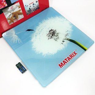 Весы напольные MATARIX MX-452 180 кг, Весы напольные для измерения массы тела, Электронные весы одуванчик 00013632 фото