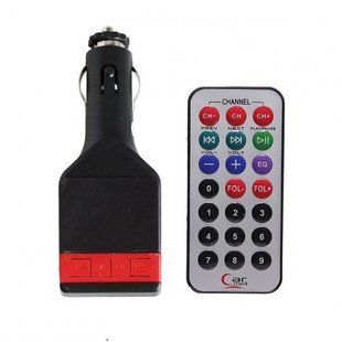 Автомобільний FM-модулятор трансмітер Fm-04, MP3 Player з пультом дистанційного керування 00016724 фото