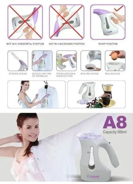 Відпарювач HAND STEAMER A-8 1200Вт 00021790 фото