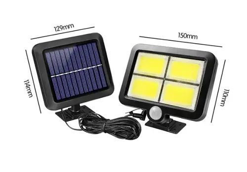 Уличный светильник на солнечной батарее solar street BK128-4COB 00013081 фото