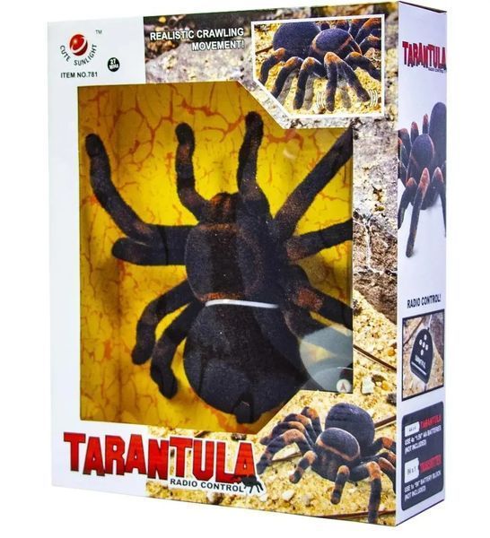 Павук Тарантул на радіоуправлінні з очима 30 см Cute Sunlight 871 Tarantula 00016413 фото