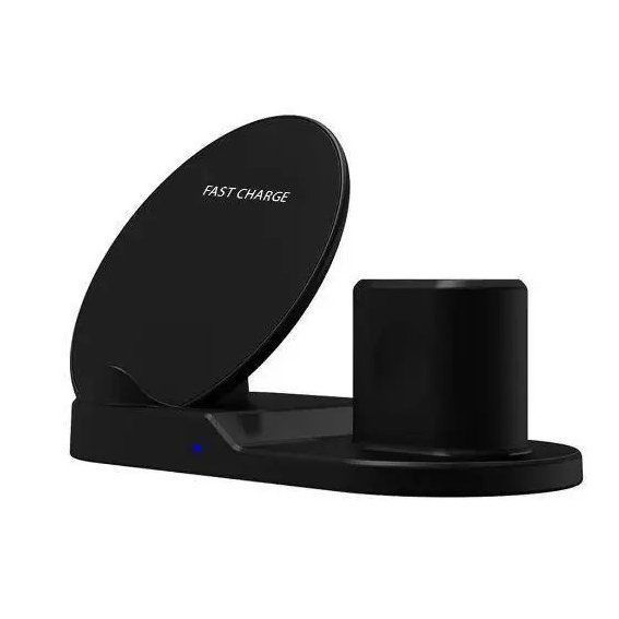 Док-станція зарядна станція Wireless fast charger 3 в 1 00017636 фото