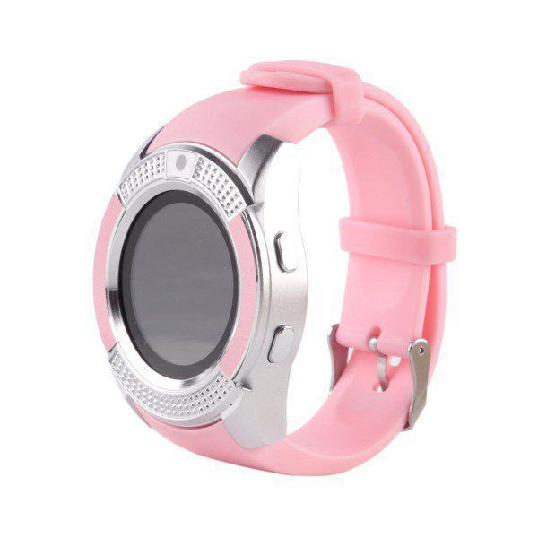 Умные смарт-часы Smart Watch V8. Цвет: розовый 00022411 фото