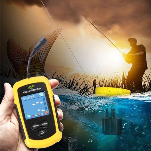 Эхолот портативный Fish Finder до 100м сонар портативный универсальный 00015506 фото