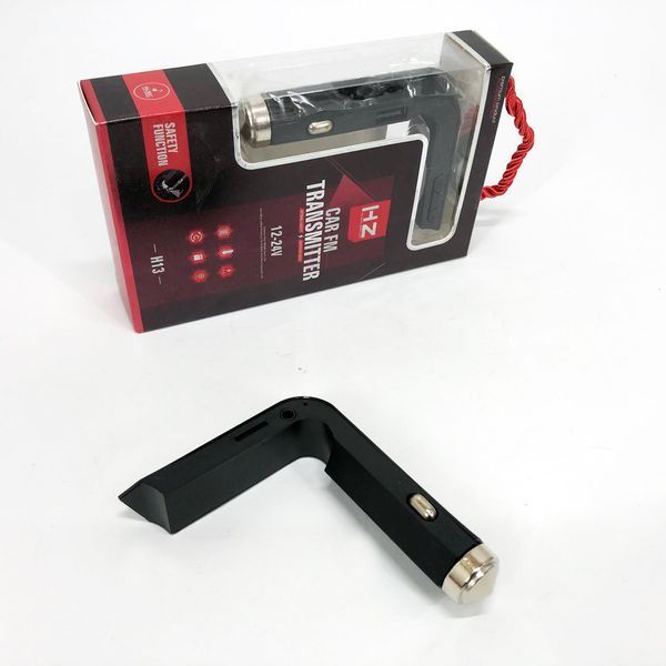 Автомобільний MP3 Трансмітер FM-модулятор HZ H13 LCD AUX/USB, Bluetooth фм передавач для автомагнітоли 00016818 фото
