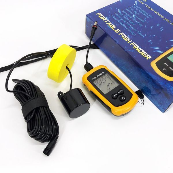 Эхолот портативный Fish Finder до 100м сонар портативный универсальный 00015506 фото